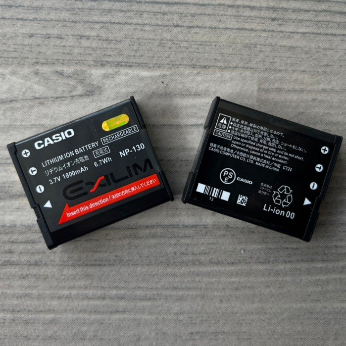 ใช้ได้ NP-130 NP-130A แบตเตอรี่ Casio Exilim EX -ZR2000 EX-10BE EX-FC300S EX-FC400 EX-H30 EX-H35 EX-ZR100 EX-ZR1000BK EX