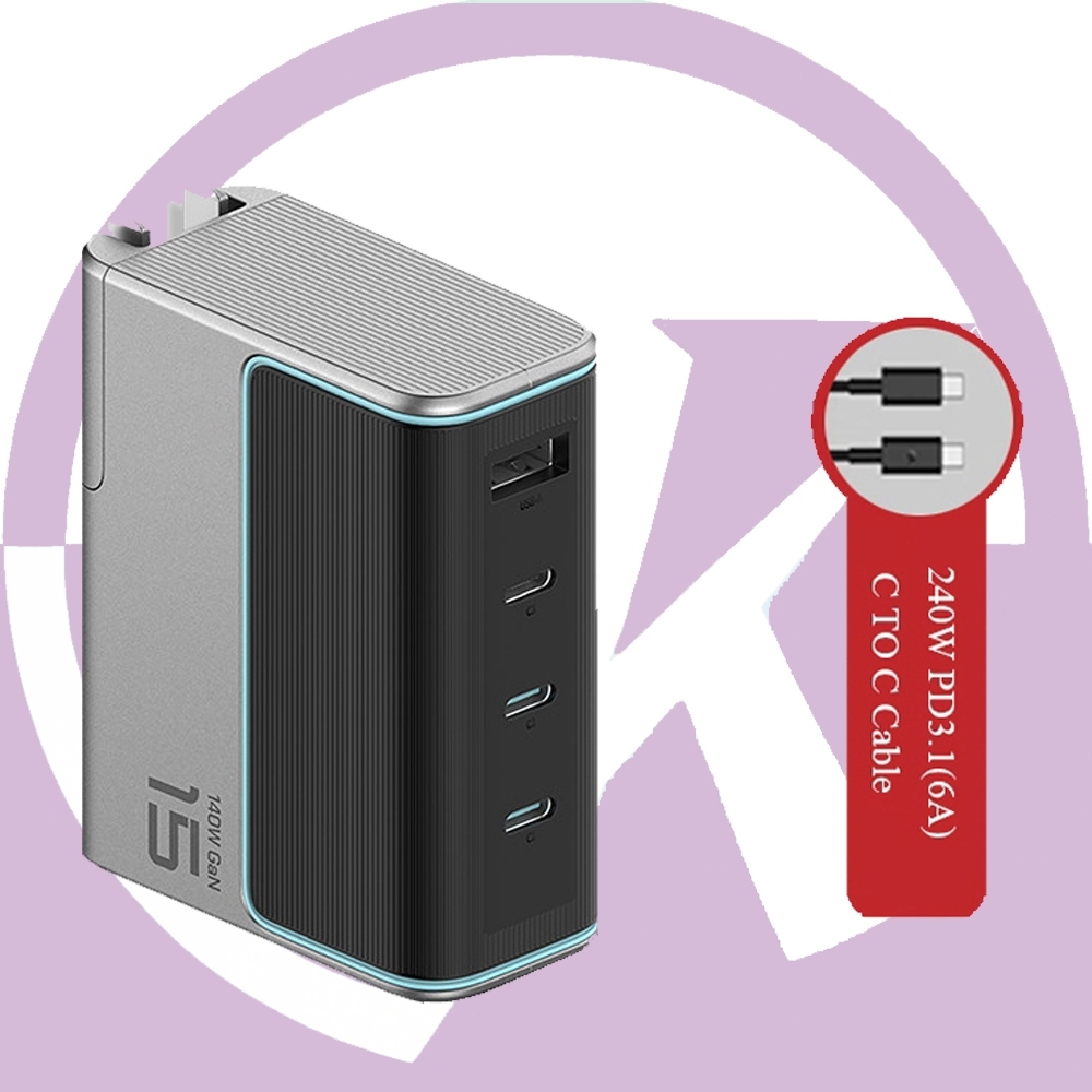 CUKTECH 140W เครื่องชาร์จรวดเร็ว NO.15 GaN 140W เครื่องชาร์จรวดเร็วพลังงานซุปเปอร์