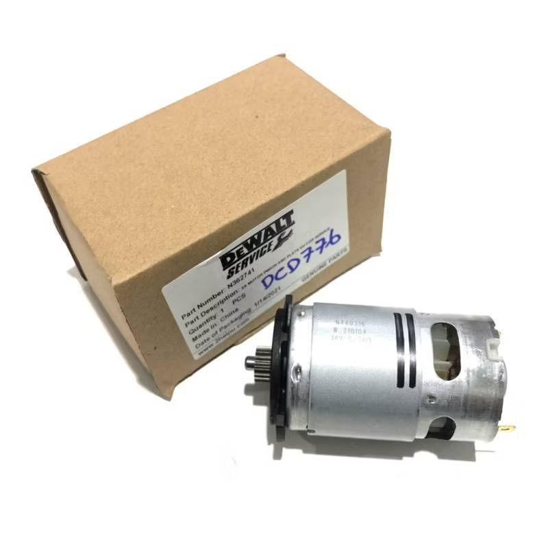 DC Motor มอเตอร์ N376649 อะไหล่แท้ DCD776 สว่าน กระแทกไร้สาย Dewalt