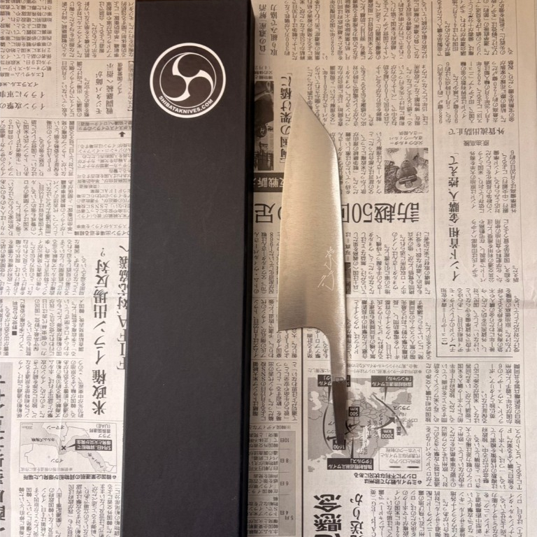 SB041 Koutetsu AS Santoku 165 mm. No handle (มีดญี่ปุ่นใบเปล่า)