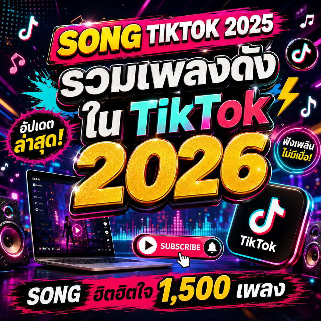 แฟลชไดร์ฟแท้ USB - MP3 Song TikTok 2026 ฮิตฮิลใจทุกคลื่นวิทยุ เพราะติดหู คัดพิเศษ มากกว่า 1,500 Song
