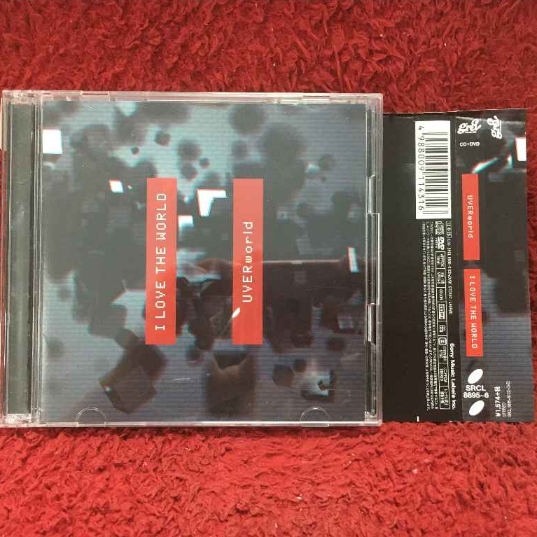 CD UVERworld – I Love The World  สภาพตามรูปปก ZIN4-59