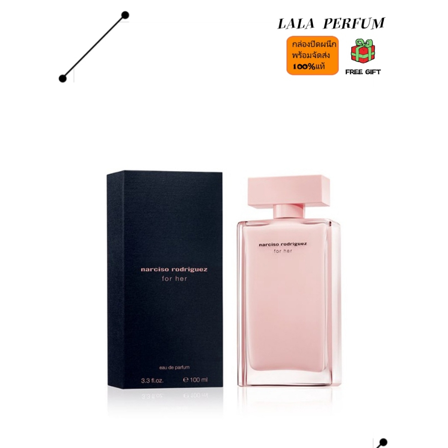 Narciso Rodriguez For Her EDT EDP Intense 100ml กลิ่นดอกไม้ น้ำหอมผู้หญิง