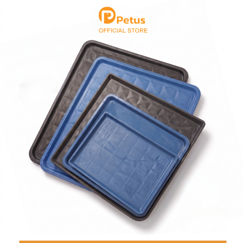 Petus ถาดรองกรง รองฉี่สัตว์เลี้ยง ใช้ได้หลายกรง แข็งแรง รับน้ำหนักดี Pet Cage Tray