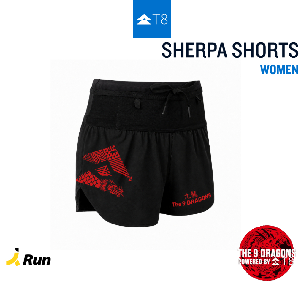 T8 Women's Sherpa Shorts - V2 กางเกงวิ่งผู้หญิง BananaRun