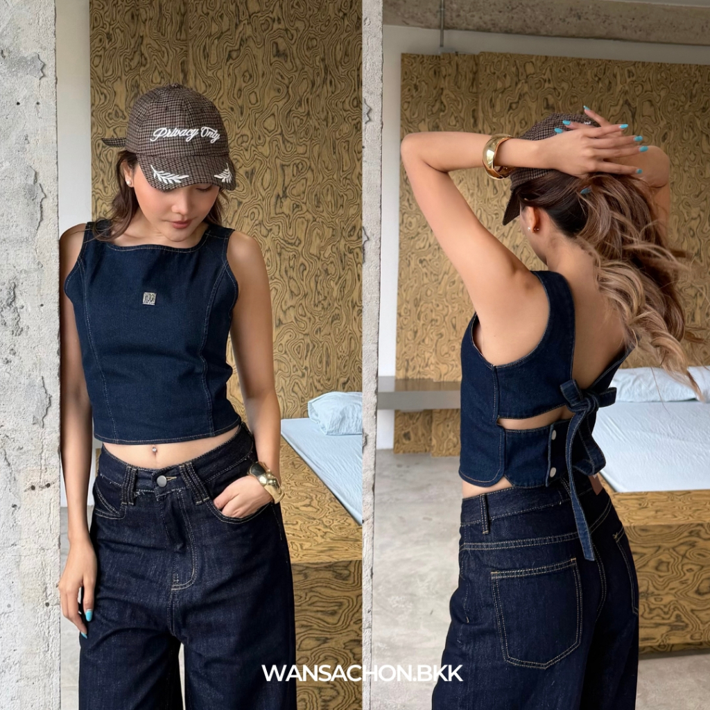 WSC l SELENA TOP DENIM