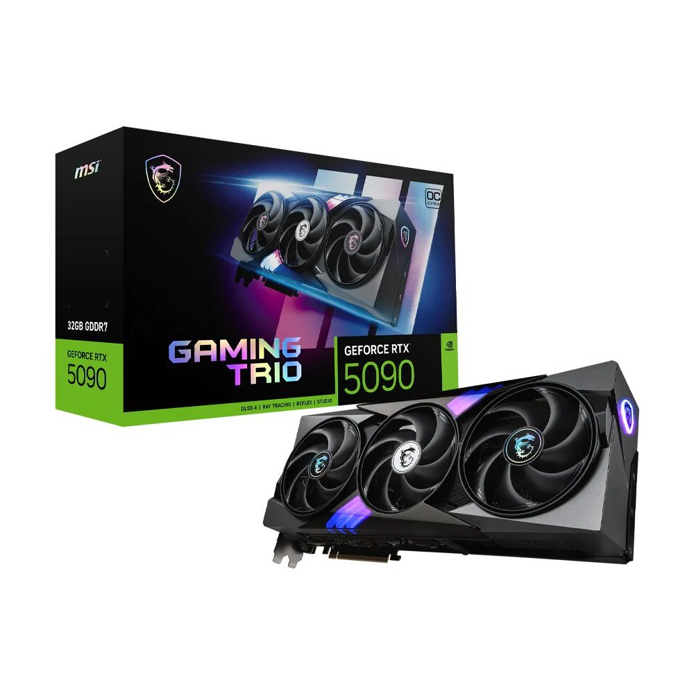 MSI GeForce RTX 5090 GAMING TRIO OC 32G GDDR7 : G5090-32GTC