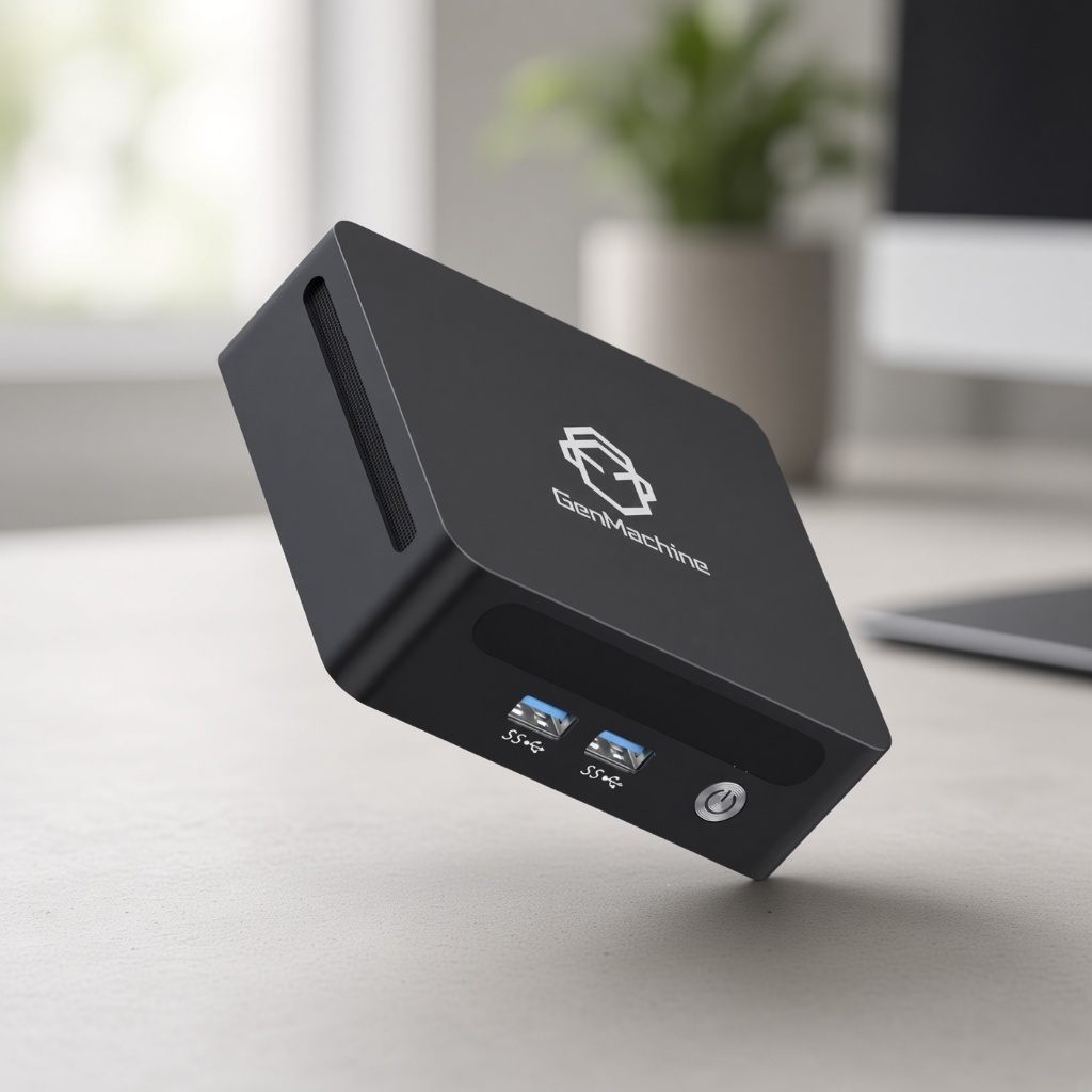 Mini Pc GenMachine Ryzen 6600H RAM16GB LPDDR4 SSD 256GB