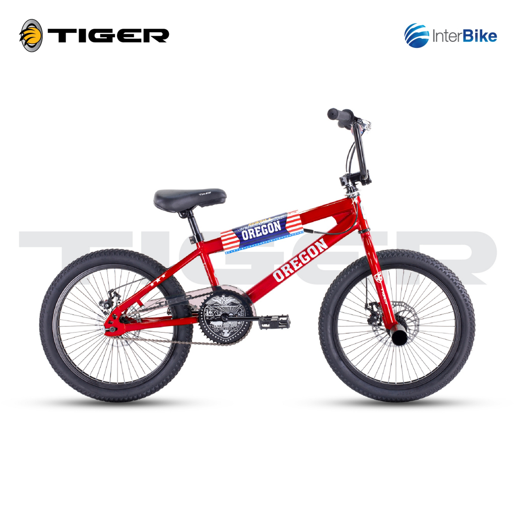 จักรยาน Freestyle BMX ล้อ 20 นิ้ว จักรยาน TIGER รุ่น OREGON รับประกันนาน 5ปี คอหมุนได้ 360 องศา ดิสเบรคหน้าหลัง