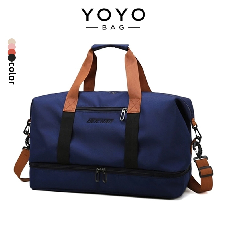 กระเป๋าเดินทางใบใหญ่ มีช่องใส่รองเท้า Gym Bag กระเป๋าฟิตเนส