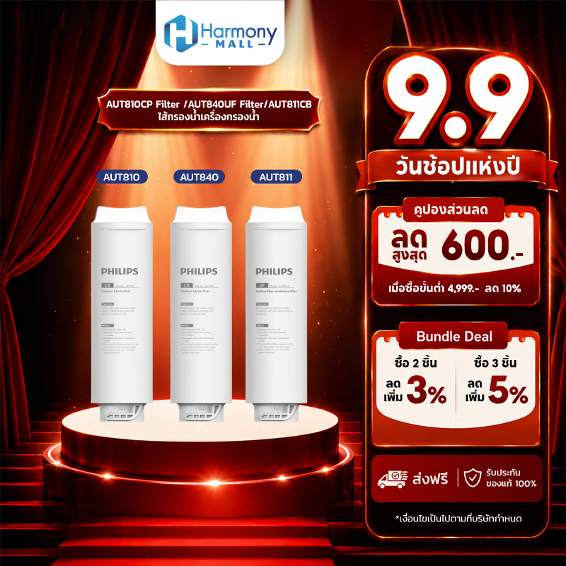 Philips AUT810CP Filter /AUT840UF Filter/AUT811CBไส้กรองน้ำเครื่องกรองน้ำ สำหรับเครื่องกรองน้ำรุ่นUF