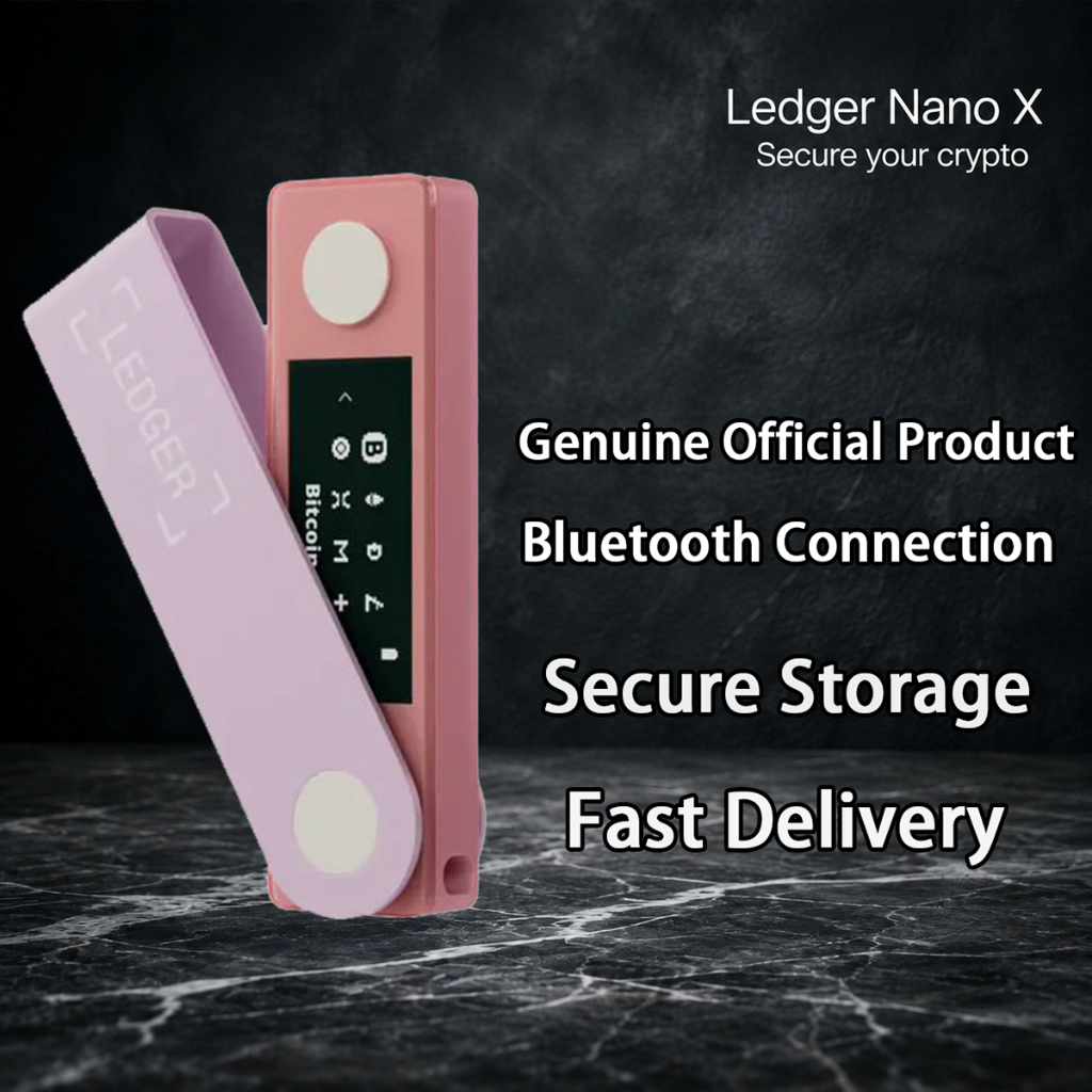 Ledger Nano X Original Hardware Wallet Bluetooth Crypto Wallet Cold Wallet Secure Digital Asset Stor