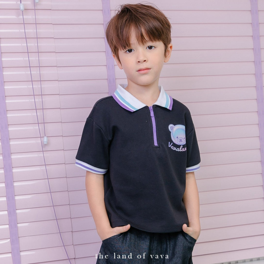 Thelandofvava เฉพาะเสื้อ LOOK05 - VNYS0079 🐻VAVA GUMMY WONDERLAND💗ลิขสิทธิ์แท้จาก vava