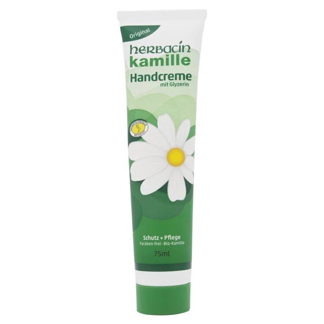 🚚💨 [พร้อมส่ง] Herbacin Kamille Hand Cream 75ml ครีมทามือดอกคาโมมายล์ บำรุงมือ เติมความชุ่มชื้น ผิวนุ่ม