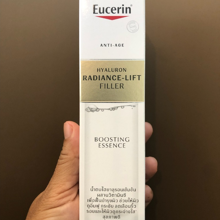 ฉลากไทย Eucerin ANTI-AGE HYALURON RADIANCE-LIFT FILLER BOOSTING ESSENCE 100 ML ยูเซอรินน้ำตบผิวเฟิร์