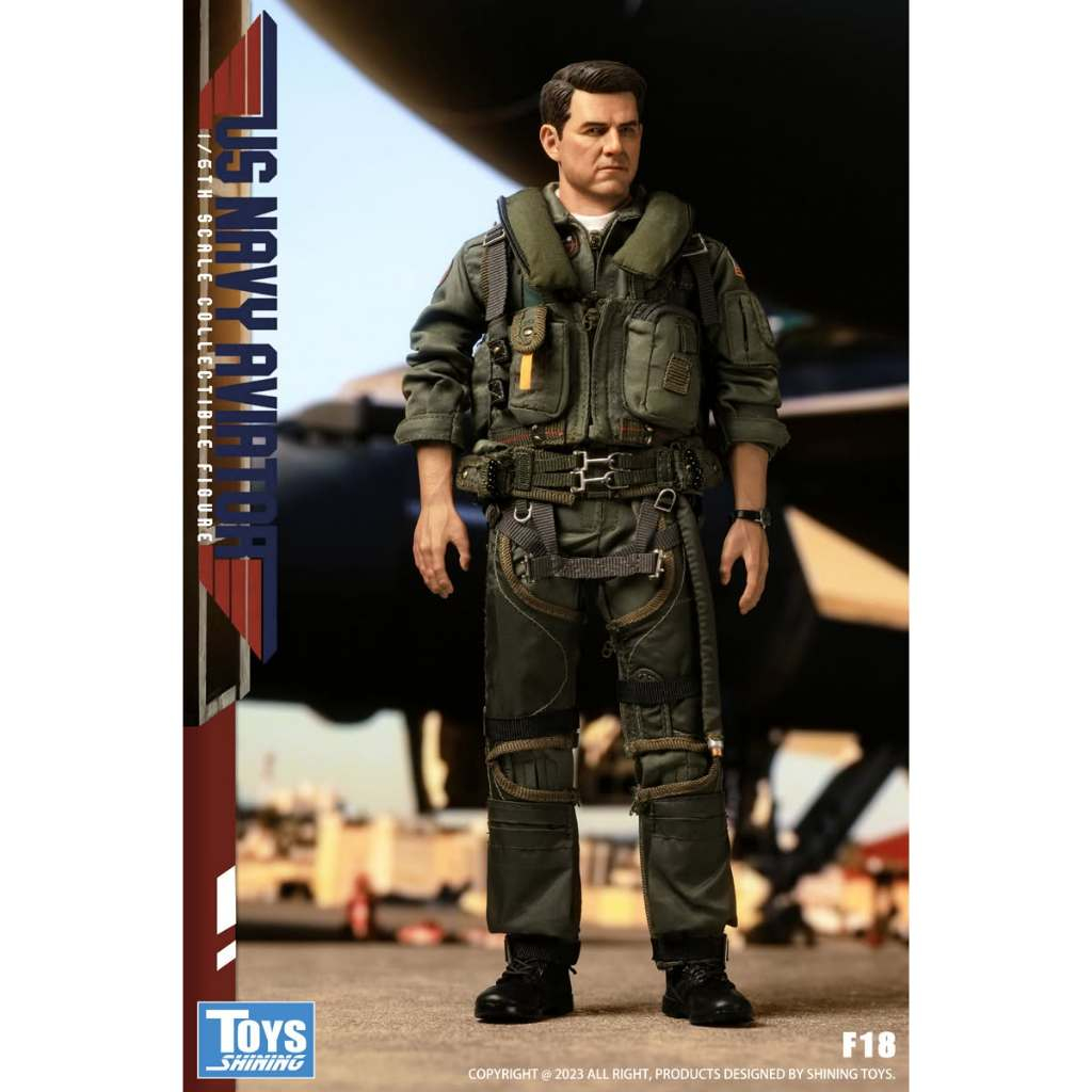 SHININIG TOYS ST-F18 1/6 US NAVY AVIATOR F18 TOP GUN