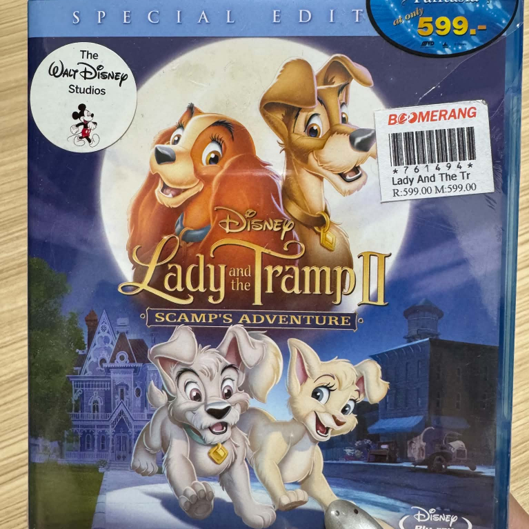 [พร้อมส่ง] Lady and the Tramp ภาค2 (Blu-ray) แท้