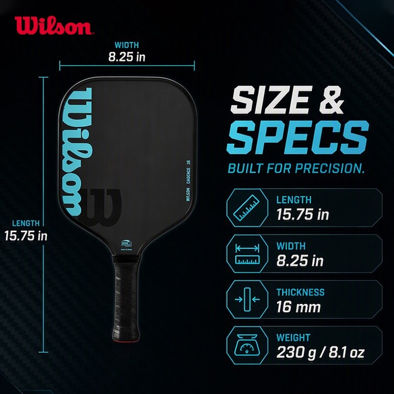 Wilson مضرب بيكلبول Cadence 16 — صورة 2