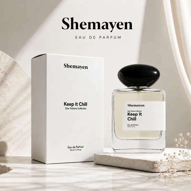 Shemayen น้ำหอม EDP 50ml กลิ่นดอกไม้ผลไม้สดชื่น ยูนิเซ็กซ์ หอมติดทนนาน ดีไซน์ขวดแก้วหรูหรา เหมาะทำงานและออกไปเที่ยว