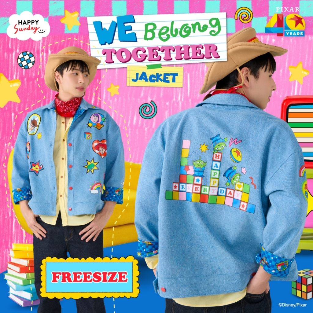 WE BELONG TOGETHER JACKET | แจ็คเก็ตยีนส์