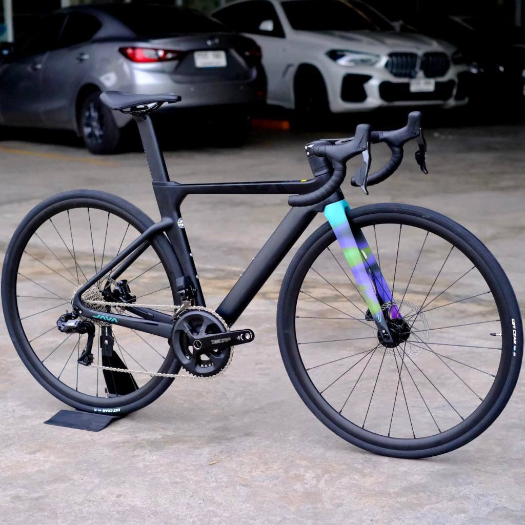 จักรยานเสือหมอบ JAVA FUOCO Electric เกียร์ไฟฟ้า L-TWOO eR9 24speed รองรับมาตรฐาน UCI Hydraulic Disc 