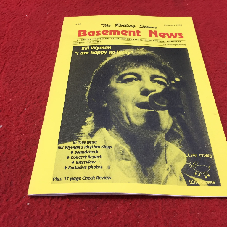Basement News -  Bill Wyman (สมุด)  ร้าน PinHaiMusic BK1