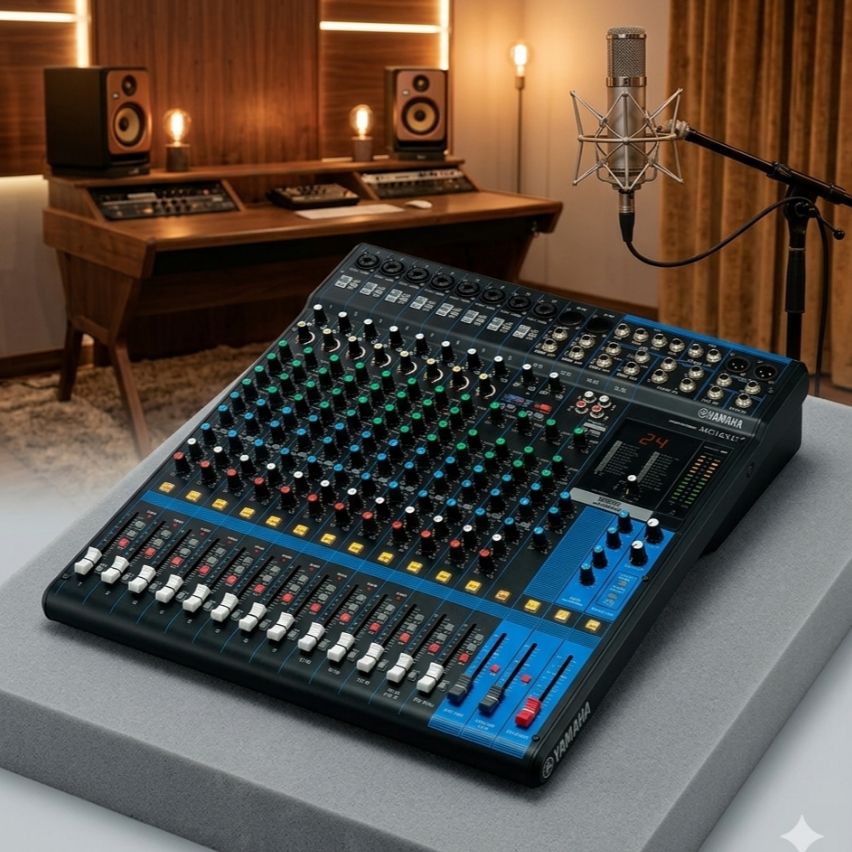 รับประกัน ของแท้ 100 % มิกเซอร์อนาล็อก YAMAHA MG16XU 116-Input Mixer Built-In FX