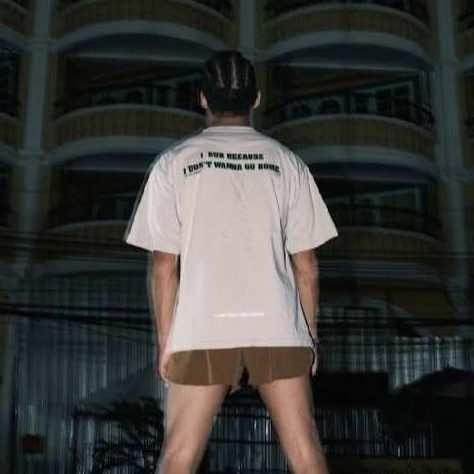 AfterMiles™ Washed Tee * Color : Last Light (Beige)