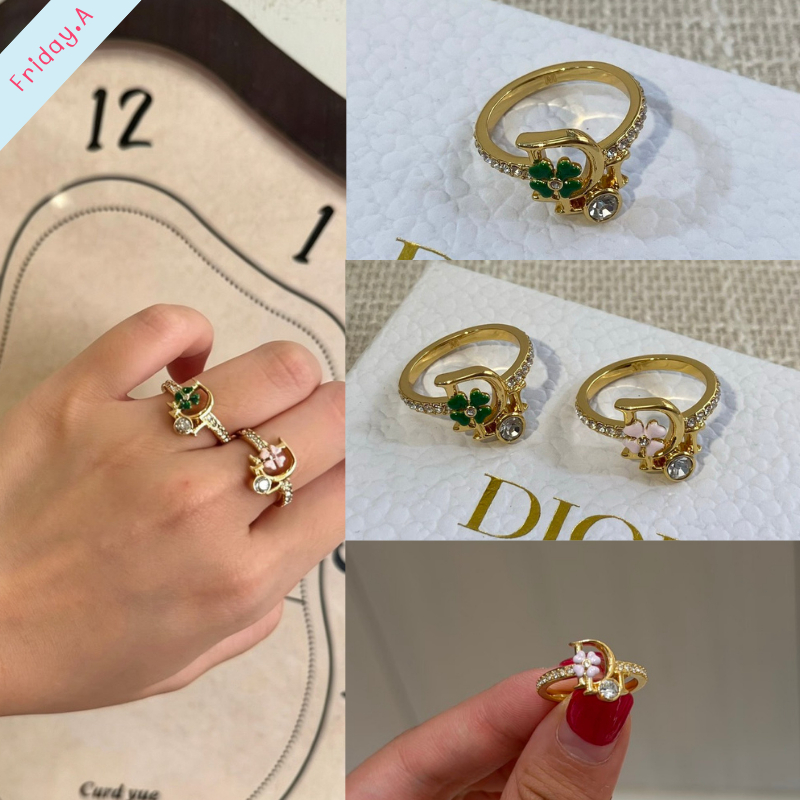 (D324) แหวน D [มาใหม่ชนช้อป!] สวยตาแตก ดีเทลน่ารัก สวยตรงปก 100% ไม่ต้องลุ้น♡