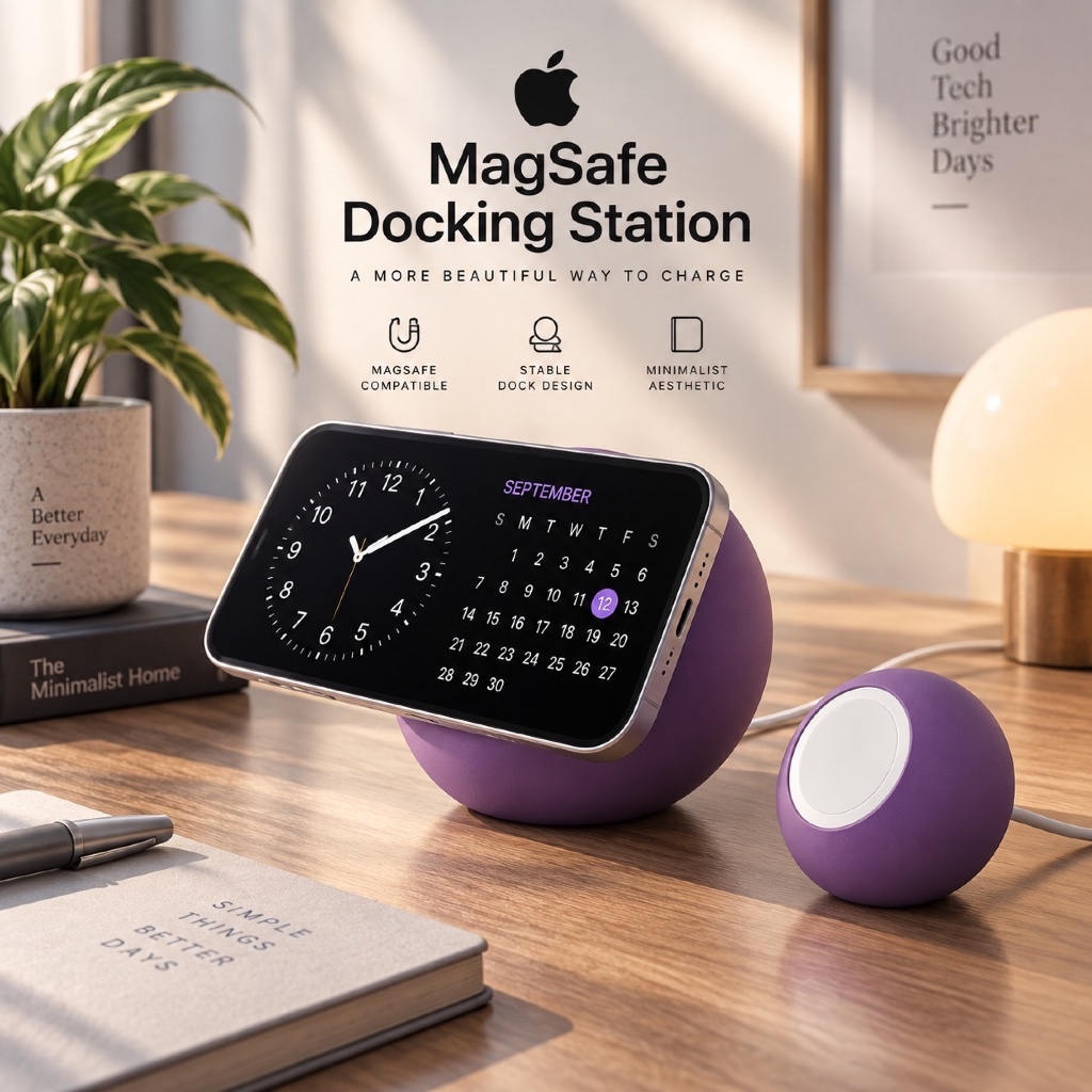 Magnetic Docking Station - แท่นชาร์จไร้สายตั้งโต๊ะ