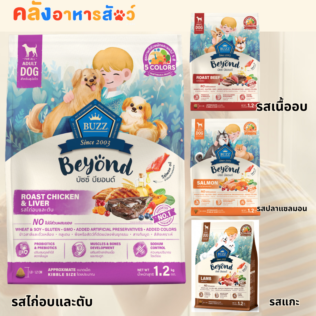 Buzz Beyond บัซซ์บียอนด์ สุนัขโต/แม่ลูกสุนัข