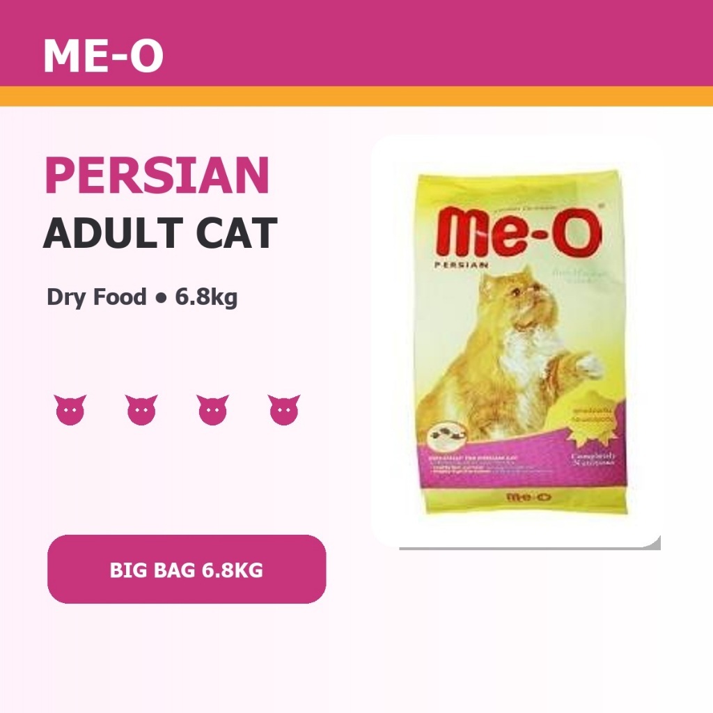 Me-O Adult Persian Cat Food 6.8kg Dry Food