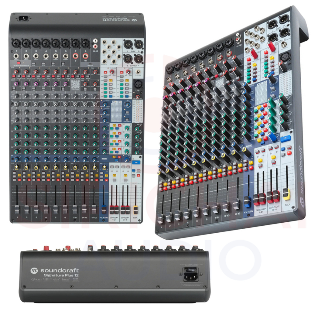 MIXER มิกเซอร์  SOUNDCRAFT รุ่น SIGNATURE PLUS 12
