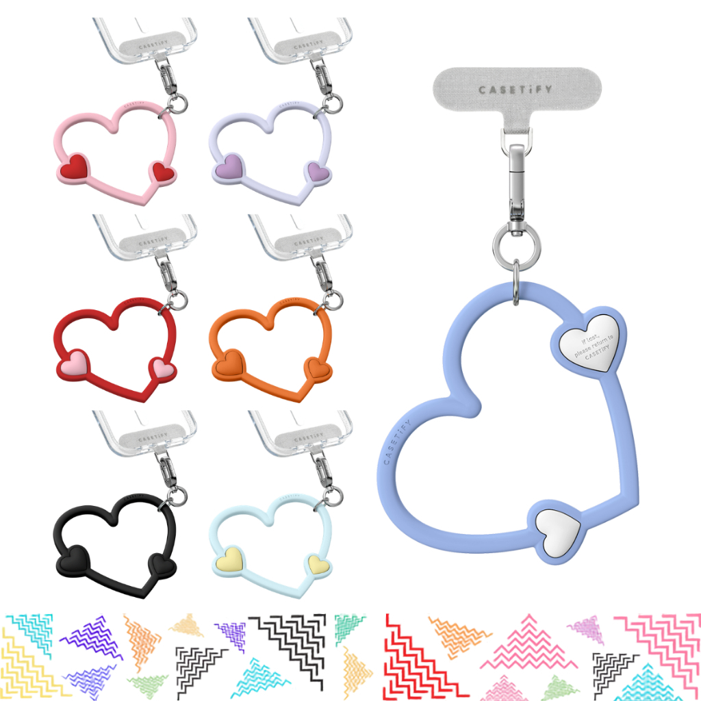 อุปกรณ์ CASETiFY | Heart Jelly Wristlet [Wrist Strap] แท้ พร้อมส่ง