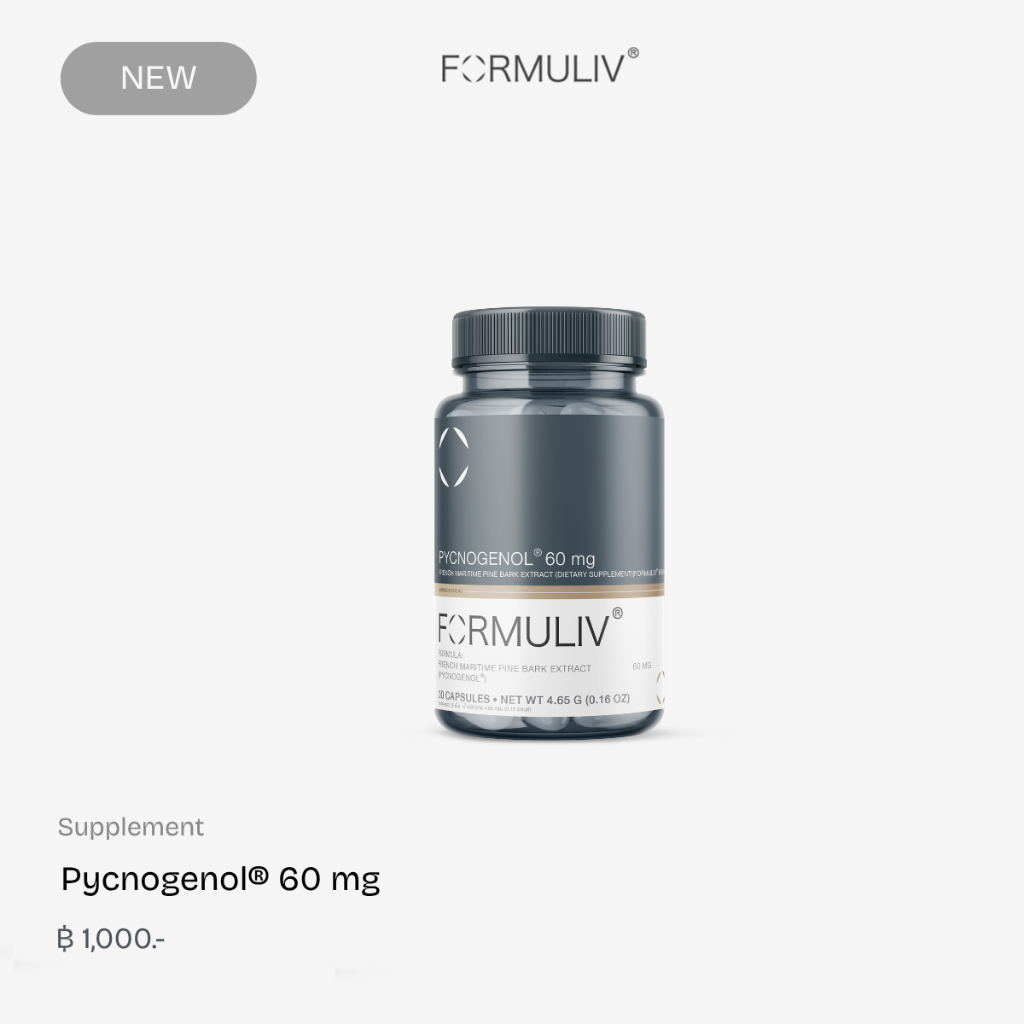 FORMULIV® Pycnogenol® 60 mg 30 แคปซูล
