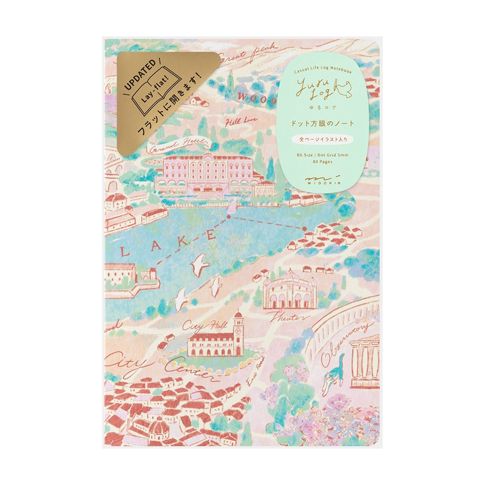 MIDORI دفتر Yuru Log ‏B6 سفر وفنادق