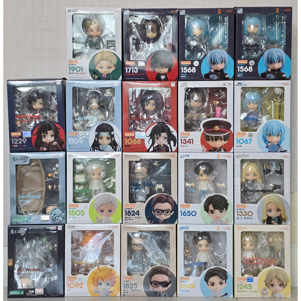 Nendoroid - Loid/Diablo/Rimuru/Wei Wuxian/Lan Wangji/Hanako kun/Norman/Emma/Eggsy/Harry/Sarawat/Tine