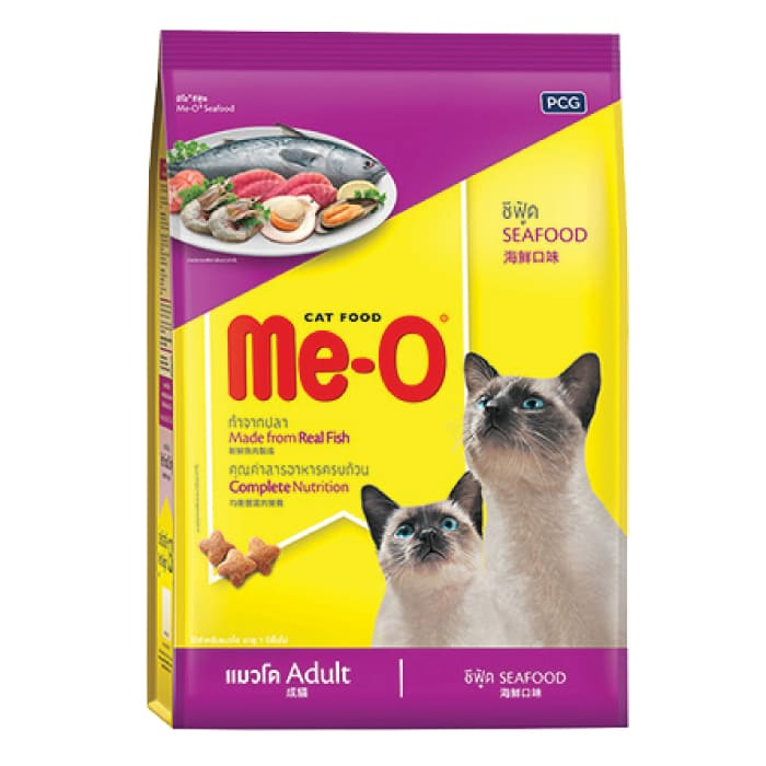 (สินค้าแถม) มีโอ อาหารแมว ซีฟู๊ด ขนาด 1.1-1.2กก. / Me-O Cat Food 1.1-1.2 kg.