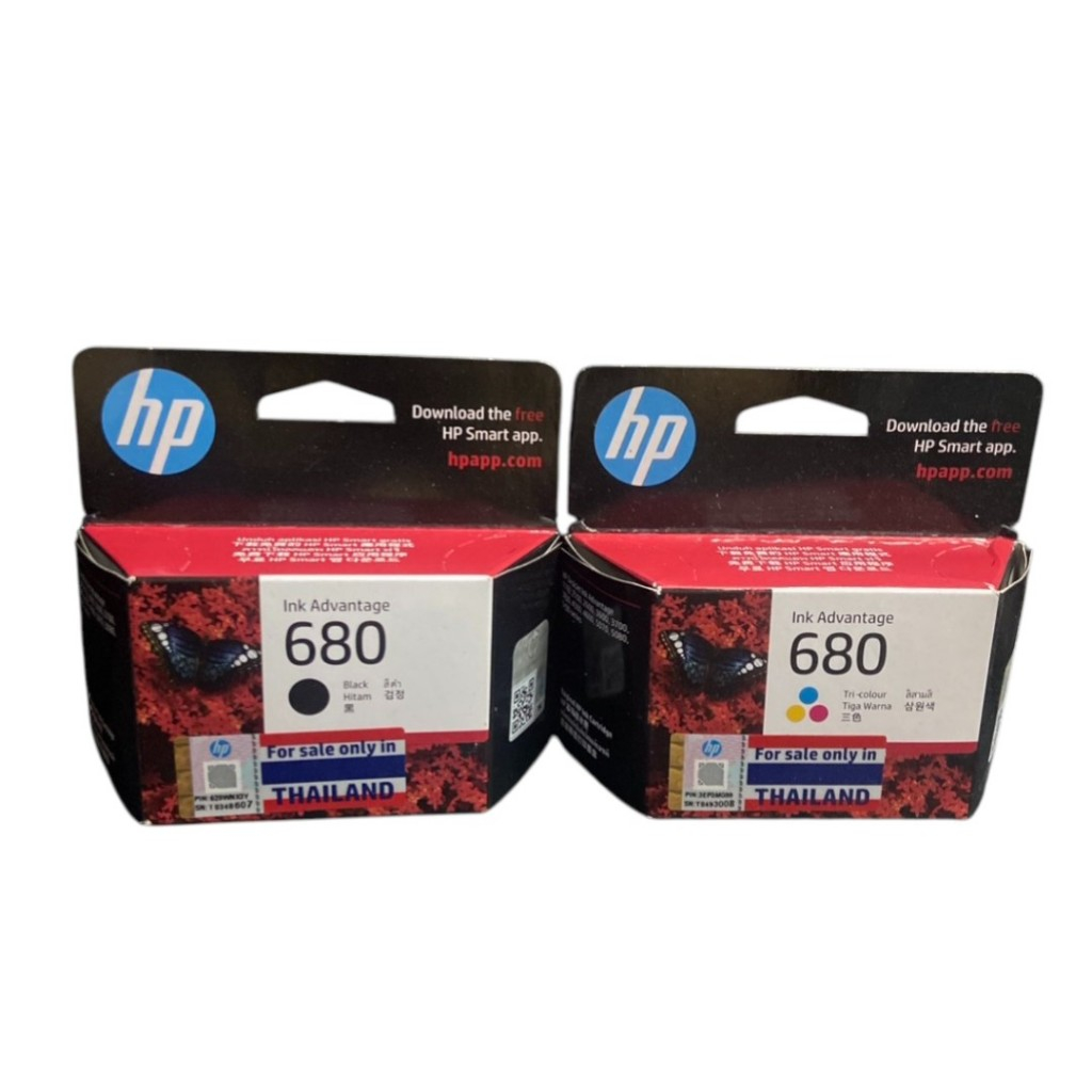 ตลับหมึก HP 680 Original Ink Advantage Cartridge (Tri-color/Black)