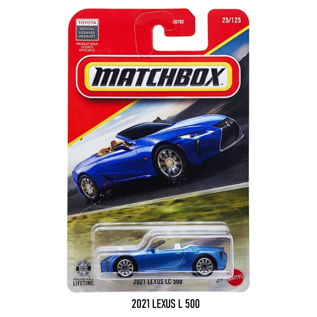 MATCHBOX : 2021 LEXUS LC 500 รุ่น โมเดลรถเหล็ก ของเล่น ของสะสม ลิขสิทธิ์แท้ (ในร้านมีให้เลือกมากกว่า500แบบ) MB2B6