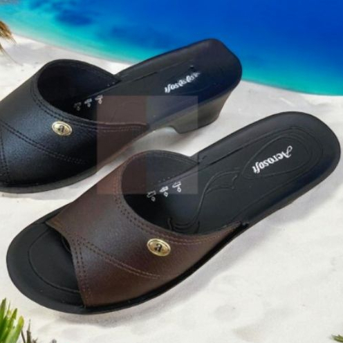 Aerosoft แอโร่ซอฟ 3131 รองเท้าแตะสุภาพสตรีแบบสวมเพื่อสุขภาพ ยี่ห้อ Aerosoft รุ่น 3131 Size 35-41 มีบริการส่งด่วน