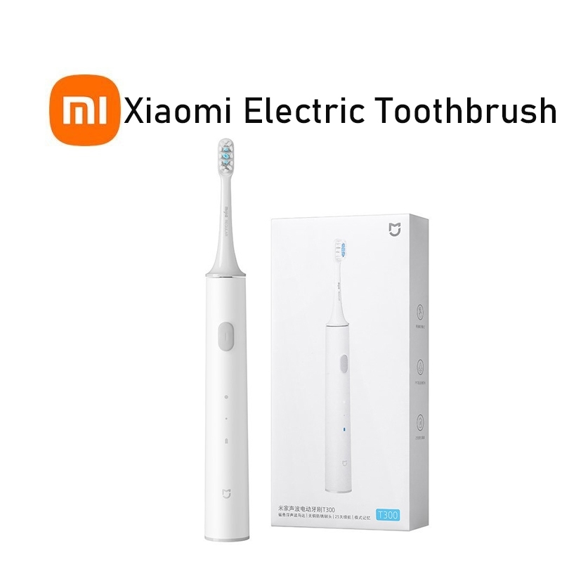 Xiaomi แปรงสีฟันไฟฟ้า Mijia T300 Sonic Electric Toothbrush แปรงสีฟันไฟฟ้ากันน้ำ ดูแลฟัน