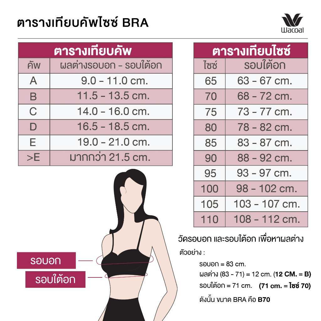 Wacoal Gold บราเพื่อสุขภาพแบบไร้โครง เนื้อผ้านุ่มสบาย รุ่น WO1544 สีโอวัลติน (OT) — صورة 5