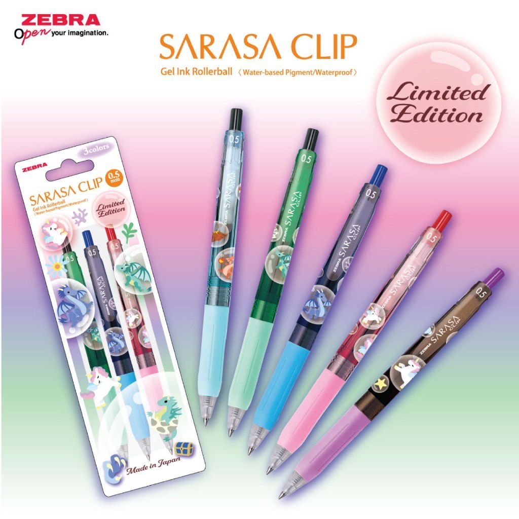 Zebra قلم جل Sarasa Clip ‏0.5 مم Fantasy World