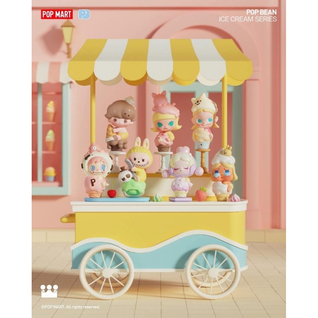 (พร้อมส่ง) POP MART POP BEAN Ice Cream Series *เลือกตัว*