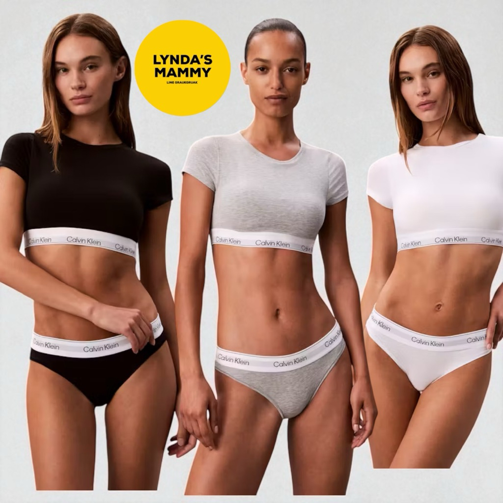 พรีออเดอร์ บราCK มีฟองน้ำในตัว รุ่นใหม่ Calvin Klein Icon Modal Cotton lightly lined Tshirt Bralette