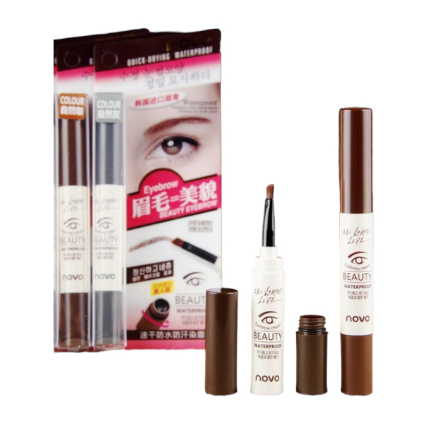 พร้อมส่งค่ะ เจลเขียนคิ้ว กันน้ำ NOVO BEAUTY EYEBROW GEL 3g ดินสอเขียนคิ้ว (3สี/ของแท้/พร้อมส่ง)