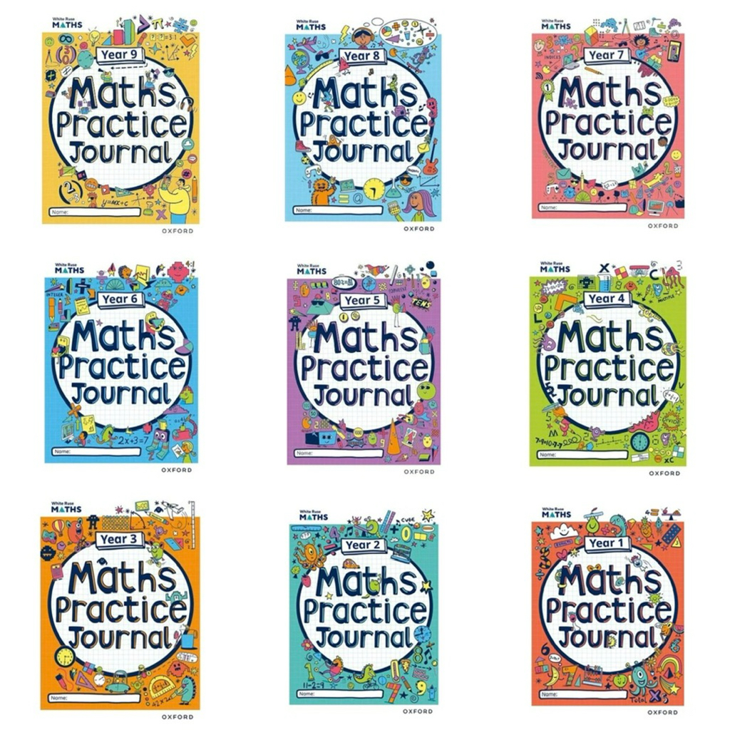 Maths Practice Journals Year 1-9 Workbook