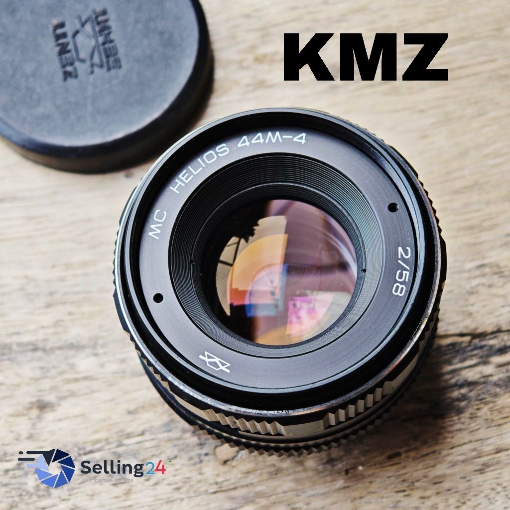 เลนส์ MC Helios 44M-4 58mm f2 Swirly Bokeh Mount M42 Rare