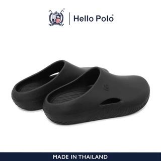 Hello Polo รองเท้าหัวโตแฟชั่น รองเท้าแตะลําลอง รองเท้านุ่ม สําหรับผู้หญิง และผู้ชาย กันลื่นและทนทาน ดีไซน์เพรียว HP8037